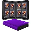 Top loader Binder, Holds 128+ Toploaders (Pueple)