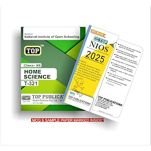top nios class 12 home science t-321 english medium guide including objective type mcqs  updated with latest syllabus and exam pattern as per nios latest notification