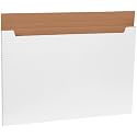 Top Pack Supply Jumbo Fold-Over Mailers, 36 x 24 x 1, White (Pack of 20)