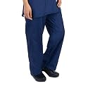 Top Performance Grooming Pants - Comfortable and Stylish Nylon Pants for Professional Pet Groomers - Medium, Navy