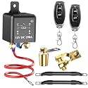 Top Post Remote Battery Disconnect Switch 12V, 250A Negative Battery Cut Off Switch Anti-Theft Kill Switch Kit Upgrade Prevent Battery Drain for Car Truck, RV Auto, Boat,Vehicle etc