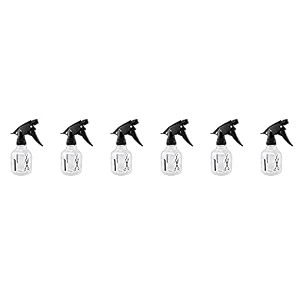 multipurpose professional empty spray bottle for home and salon use for spraying water on face and hair dressing pack of 6