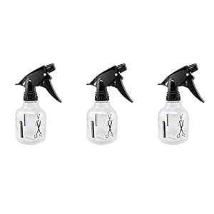 multipurpose professional empty spray bottle for home and salon use for spraying water on face and hair dressing pack of 3