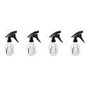 Multipurpose Professional Empty Spray Bottle for Home and Salon Use for Spraying Water on Face and Hair Dressing. (Pack of 4)