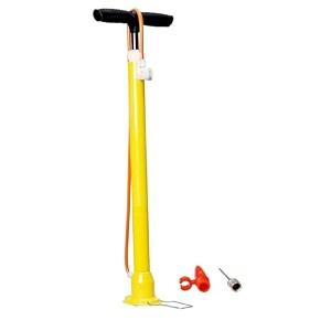 top team heavy duty stainless steel alloy steel cycle air pump for bicycle tyrecarbikemotorcycleball amp inflatable furniture toys multicolor n002 pump with 1 pin