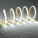 TOPAI 12V 5mm Thin COB LED Strip 16.4ft 6000K Cool White Waterproof IP65