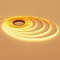 TOPAI 12V 5mm Dotless COB LED Strip 16.4ft 2700K Warm White Cabinet Light
