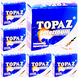 topaz platinum blades 400 blades each packet contain 50 bladesr pack of 6