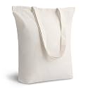 TOPDesign 12-Pack Economical 16"x15"x4" Cotton Tote Bags, Lightweight Medium Reusable Grocery Shopping Cloth Bags, Suitable for DIY, Advertising, Promotion, Gift, Activity