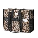 TOPDesign Utility Water Resistant Tote Bag with 13 Pockets, Zipper Closure