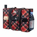 TOPDesign Utility Water Resistant Tote Bag with 13 Pockets, Zipper Closure