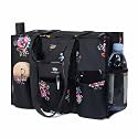 TOPDesign Utility Water Resistant Tote Bag with 13 Pockets, Zipper Closure