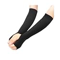 Topeter Volleyball Arm Sleeves, Sports Compression Padded Forearm Sleeves for Men & Women, Unisex Athletic Sleeve 1 Pair