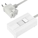 TOPGREENER Plug-in Dimmer Switch for Lamps, Full Range Control,6-FT Cord,1P