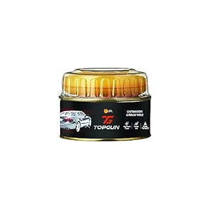 topgun carnauba cream wax 200 g with high shine finish and ultimate protection