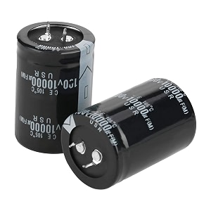 topincn 2pcs 10000uf 100v black round snap-in mount electrolytic capacitor