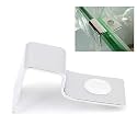 TOPINCN 4Pcs Aquarium Cover Bracket Stainless Steel Fish Glass Cover Clips Fish Lid Holder Support(6mm)