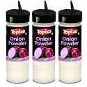 Topizo Onion Powder 100% Pure Seasoning (3 big bottle) 300g