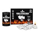 Topline Fire Starters 500-Pack Bulk Supply — Waterproof Odorless Fire Starter Sachets for Fireplace, Wood Stove, Charcoal BBQ & Campfire | Quick-Light Firestarter Pouches for Cabins & Cottages