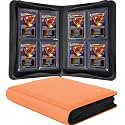 Toploader Binder, Holds 128+ Toploaders（Oragne）