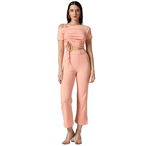 TOPLOT co ord Set for Women Solid