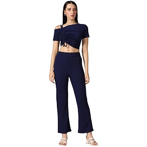 TOPLOT co ord Set for Women Solid