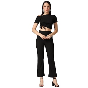 TOPLOT co ord Set for Women Solid
