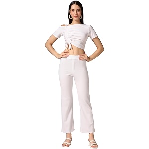 TOPLOT co ord Set for Women Solid