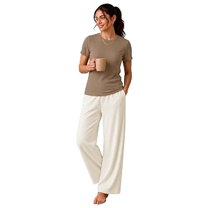 TOPLOT Korean Night Suit for Women Round
