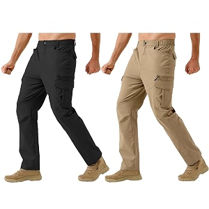 TOPLOT Mens Cargo Pant Straight Fit