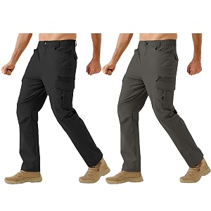 TOPLOT Mens Cargo Pant Straight Fit