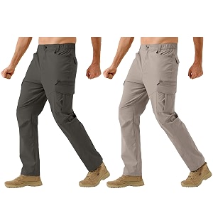 TOPLOT Mens Cargo Pant Straight Fit
