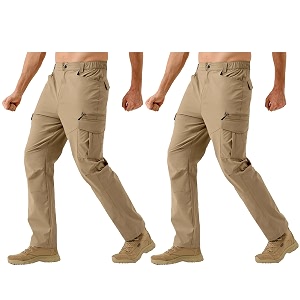 TOPLOT Mens Cargo Pant Straight Fit
