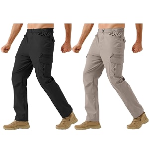 TOPLOT Mens Cargo Pant Straight Fit