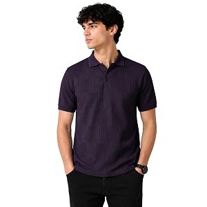 TOPLOT Mens Polo T Shirt Half