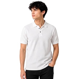 TOPLOT Mens Polo T Shirt Half