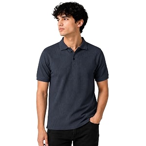 TOPLOT Mens Polo T Shirt Half
