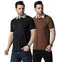 TOPLOT Men39s Premium Jacquard Polo T-Shirt 