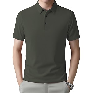 TOPLOT Mens Regular Fit Polo T-Shirt