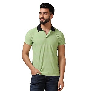 TOPLOT Mens Regular Fit Polo T-Shirt