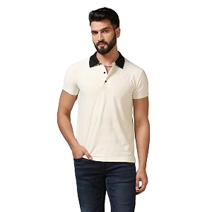 TOPLOT Mens Regular Fit Polo T-Shirt