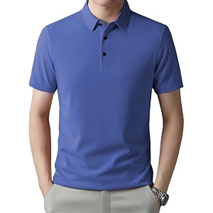 TOPLOT Mens Regular Fit Polo T-Shirt