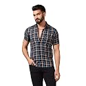 TOPLOT Men39s Regular Fit Casual Shirt Checks