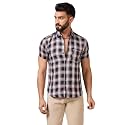 TOPLOT Men39s Regular Fit Casual Shirt Checks