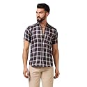 TOPLOT Men39s Regular Fit Casual Shirt Checks