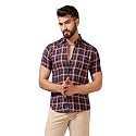TOPLOT Men39s Regular Fit Casual Shirt Checks