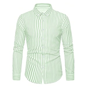 TOPLOT Shirt for Men Mens Casual