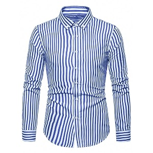 TOPLOT Shirt for Men Mens Casual