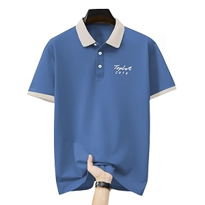 TOPLOT Men Regular Fit Polo T