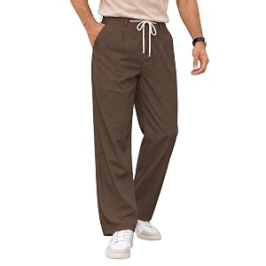 TOPLOT Mens Casual Pant Trouser for